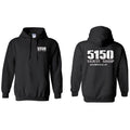 5150 Skate Shop Black Hoodies