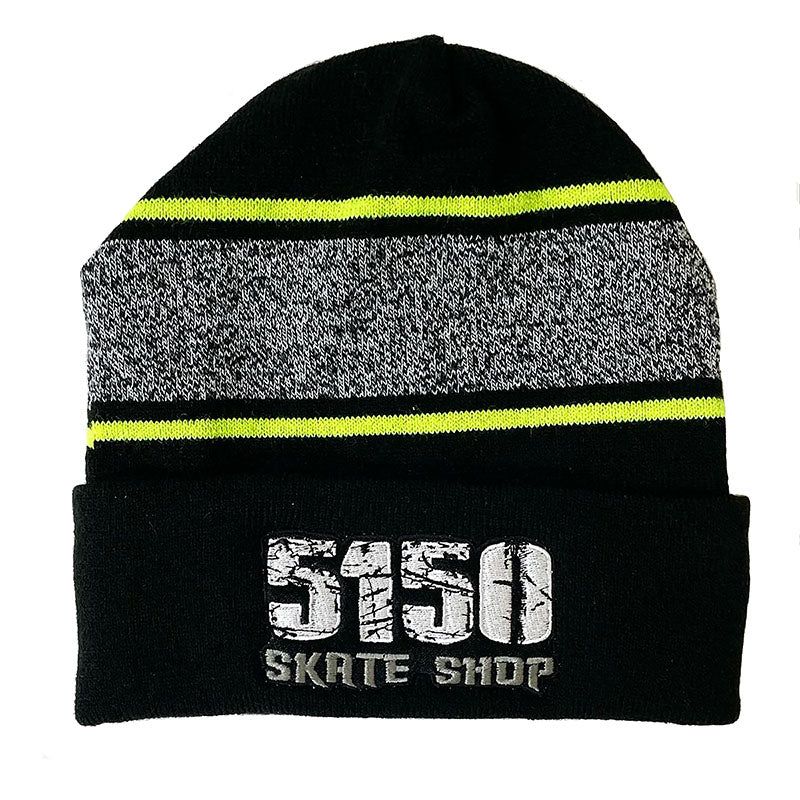 5150 Skate Shop Striped Collar Beanies