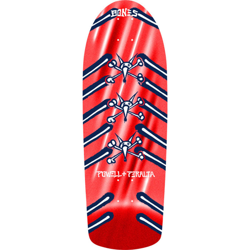 Powell Peralta 10 x 30" OG Rat Bones Red Foil Skateboard Deck (Scratched)
