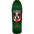 Powell Peralta 10" x 31.5" Frankie Hill Bulldog Green / Gold Foil Reissue Skateboard Deck
