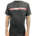Vision OG  Streetwear- Rough Tech Men's BLACK T-Shirt