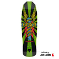 Hosoi 9" x 33.25" Wings Lime Stain Skateboard Deck