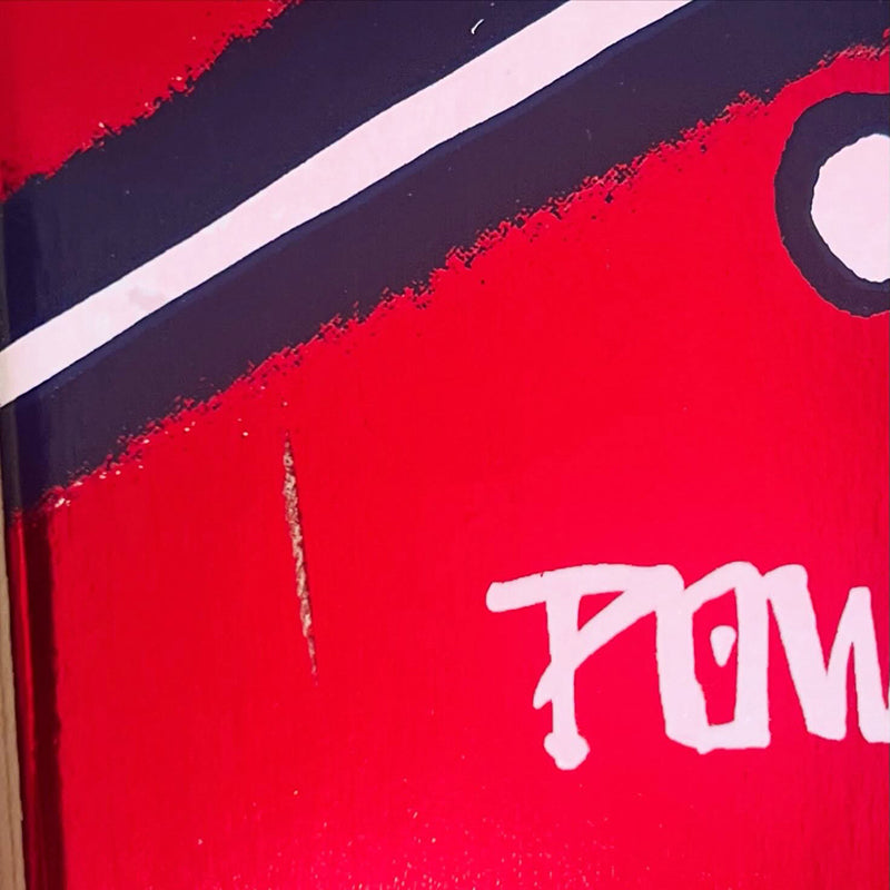 Powell Peralta 10 x 30" OG Rat Bones Red Foil Skateboard Deck (Scratched)