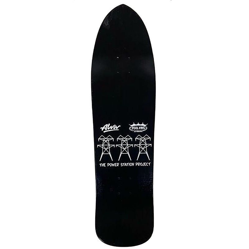 Alva 9.25" x 33.25" Black/Yellow Groholski Guest Skateboard Deck (Warped)
