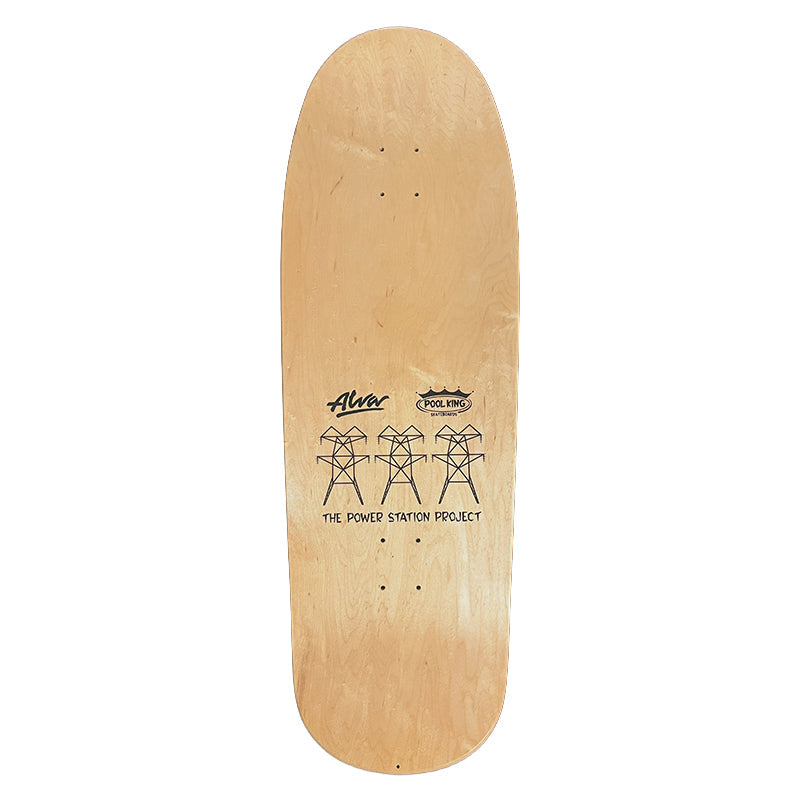 ALVA ABSTRAKT 1 of 1 Singed by the man himself TONY ALVA for my Shop Skateboard Deck