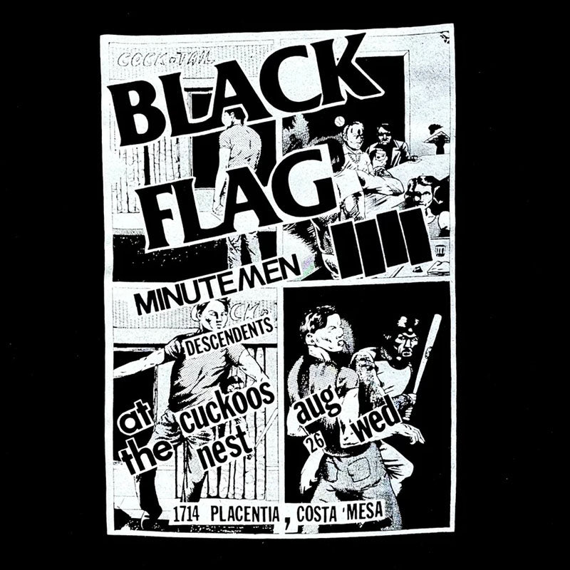 Black Flag Cuckoos Nest II Short Sleeve T-Shirts