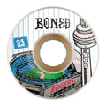 BONES WHEELS X-Formula 54mm 99A Rogers Centre V1 White Skateboard Wheels 4pk