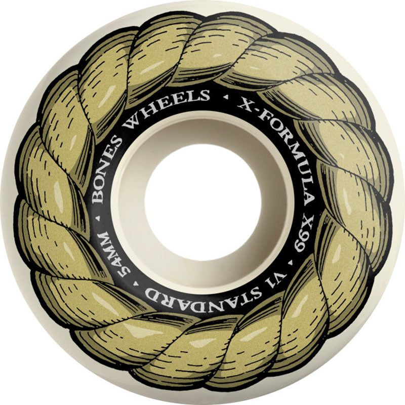 Bones Wheels X-Formula 54mm 99A XF STANDARD V1 X-FORMULA Skateboard Wheels 4pk