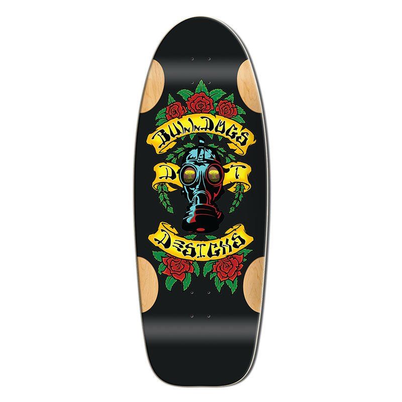 Bull Dog Designs Car Paint BLACK FORMICA 33"x 11.875"x WB 18.5" Skateboard Deck