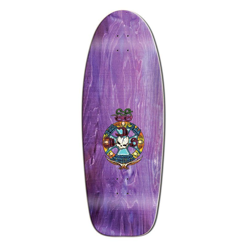 Bull Dog Designs Sabertooth BLACK FORMICA 33"x 11.875"x WB 18.5" Skateboard Deck