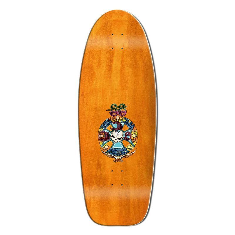 Bull Dog Designs Z-13 WHITE FORMICA 33"x 11.875"x WB 18.5" Skateboard Deck