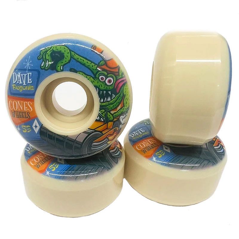 Cones 53mm 101a Dave's Monster Demolition PRO Formula Skateboard Wheels 4pk