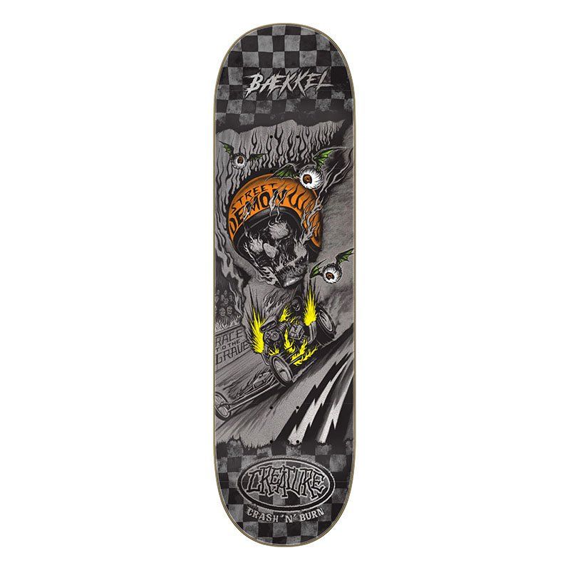Creature 8.6" x 32.11"  Baekkel Crash And Burn Skateboard Deck