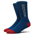 Deathwish Antidote Ribbed Crew Navy/Red Socks 1pr