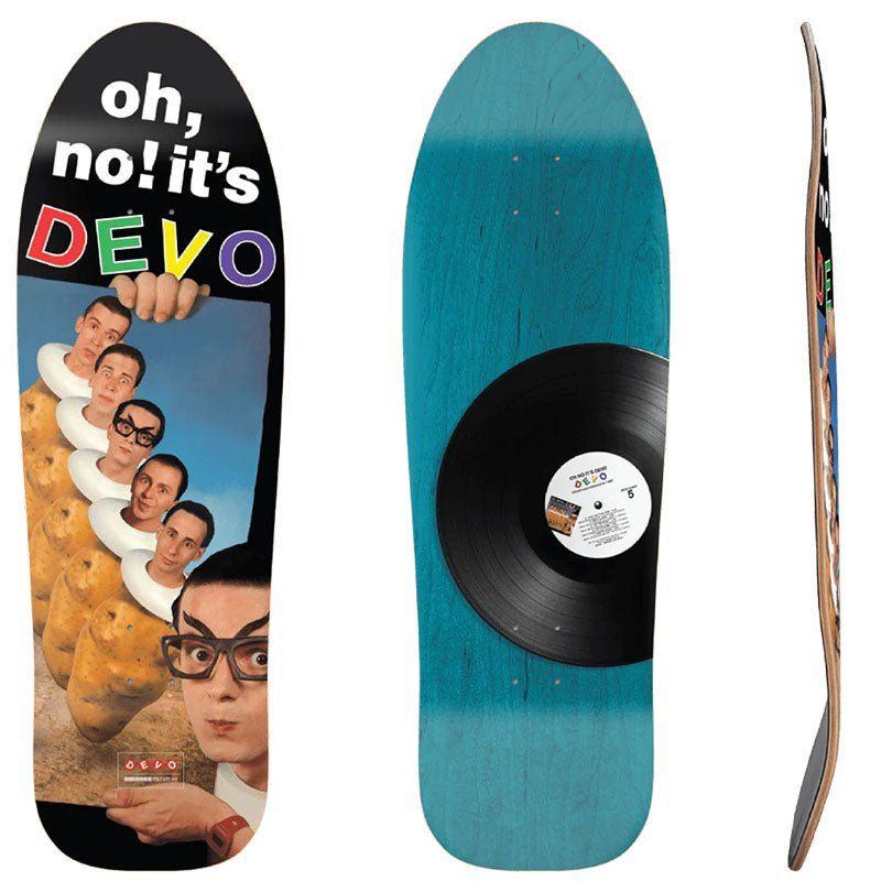 DEVO 9.75" x 31" OH NO! IT'S DEVO Skateboard Deck
