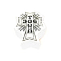 Dogtown Skateboards 3" Cross Logo White Curb Wax