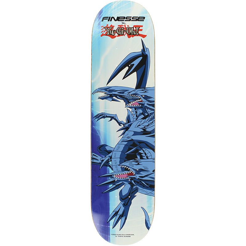 Finesse 8.0" Yu-Gi-Oh! Blue Eyes White Dragon Skateboard Deck