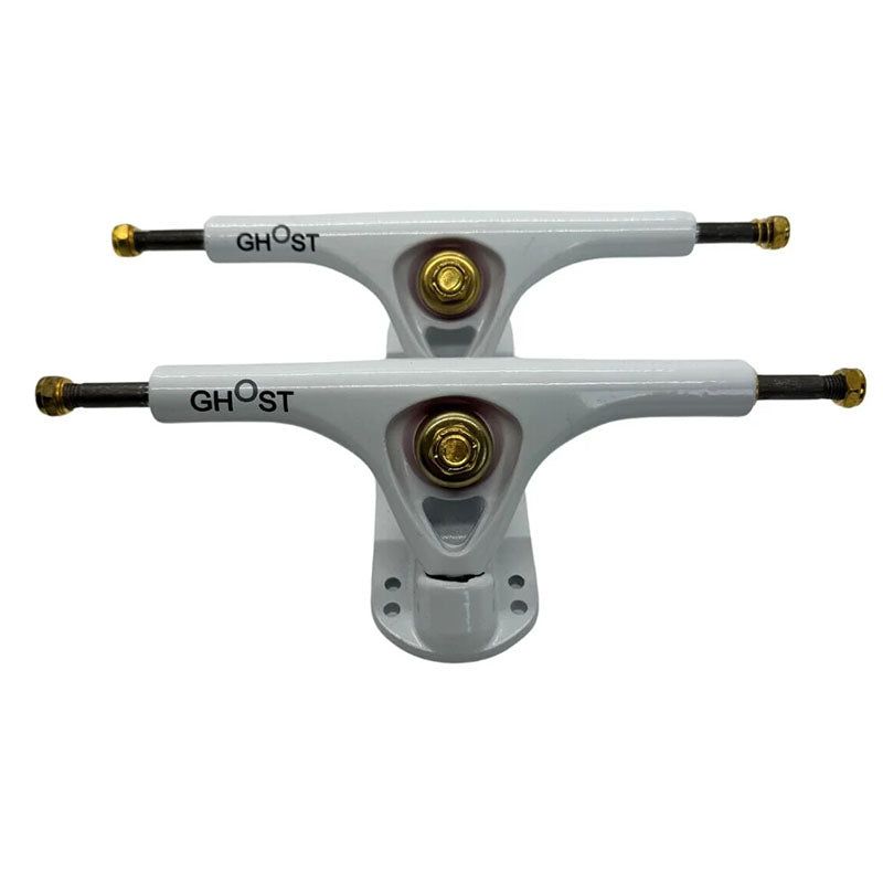 Ghost Boards X 5150 Skate Shop 39" LED Custom Complete Longboard Topograph White Trucks/LED Green Wheels #C2