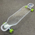 Ghost Boards X 5150 Skate Shop 39" LED Custom Complete Longboard Topograph White Trucks/LED Green Wheels #C2