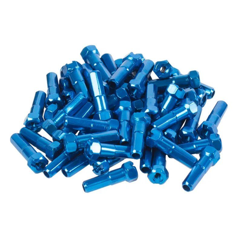 GSPORT Taper-Hex Anodized Blue 7075-T6 Aluminum Nipples 40pcs