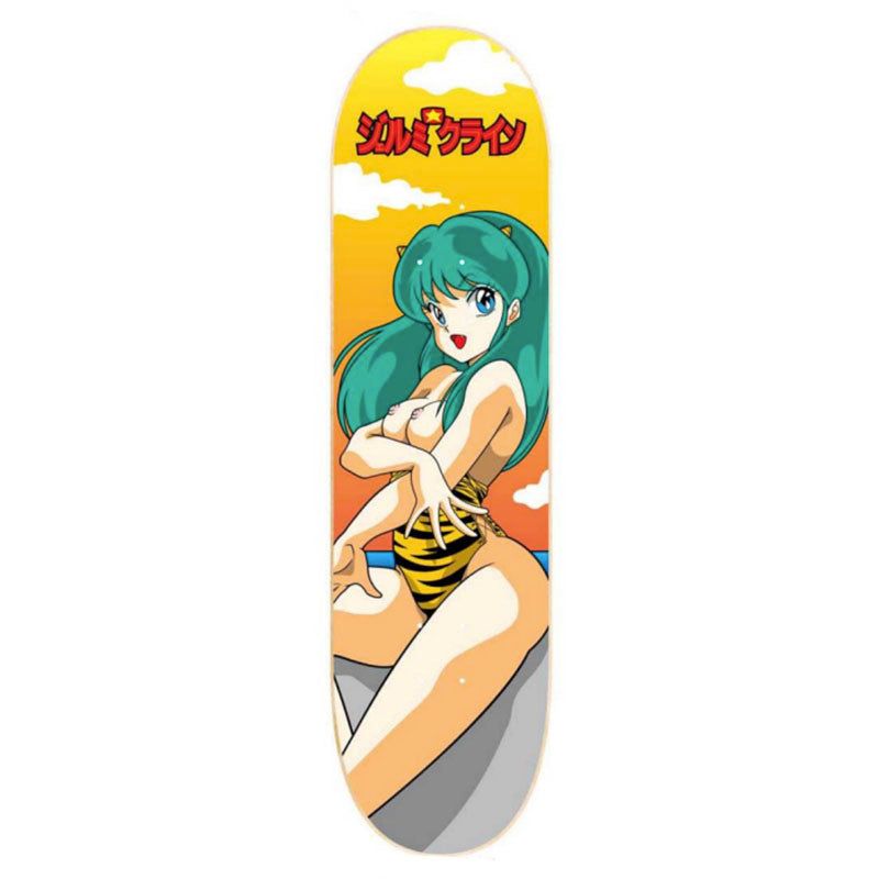 HOOK-UPS 8.25" x 32.25" Ium Chan At The Beach Skateboard Deck
