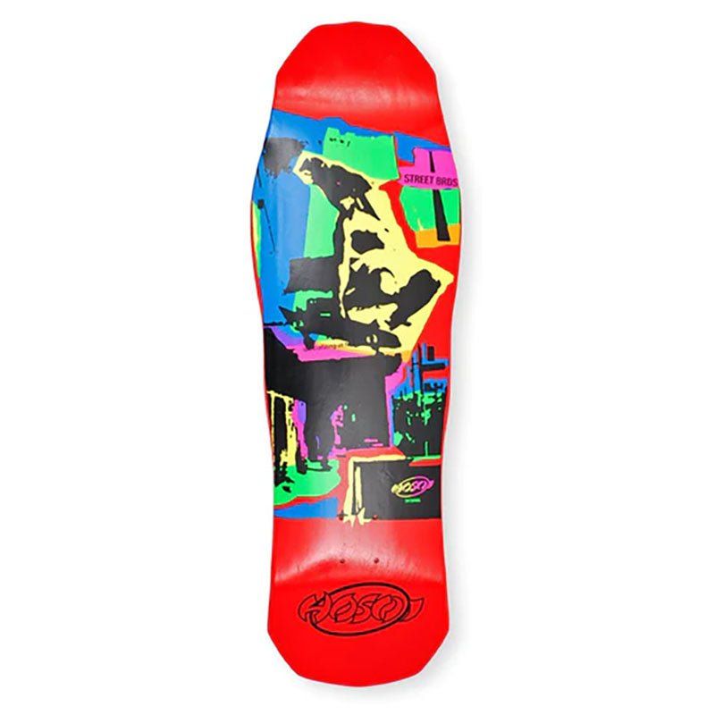 Hosoi 10" x 32.75" Pop Art 87 Large RED DIP Skateboard Deck