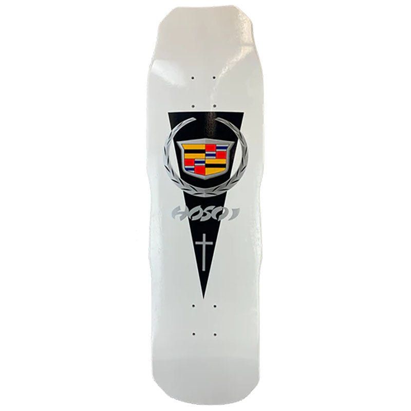 Hosoi 9.25" x 32.5" Cadillac WHITE DIP Skateboards Deck