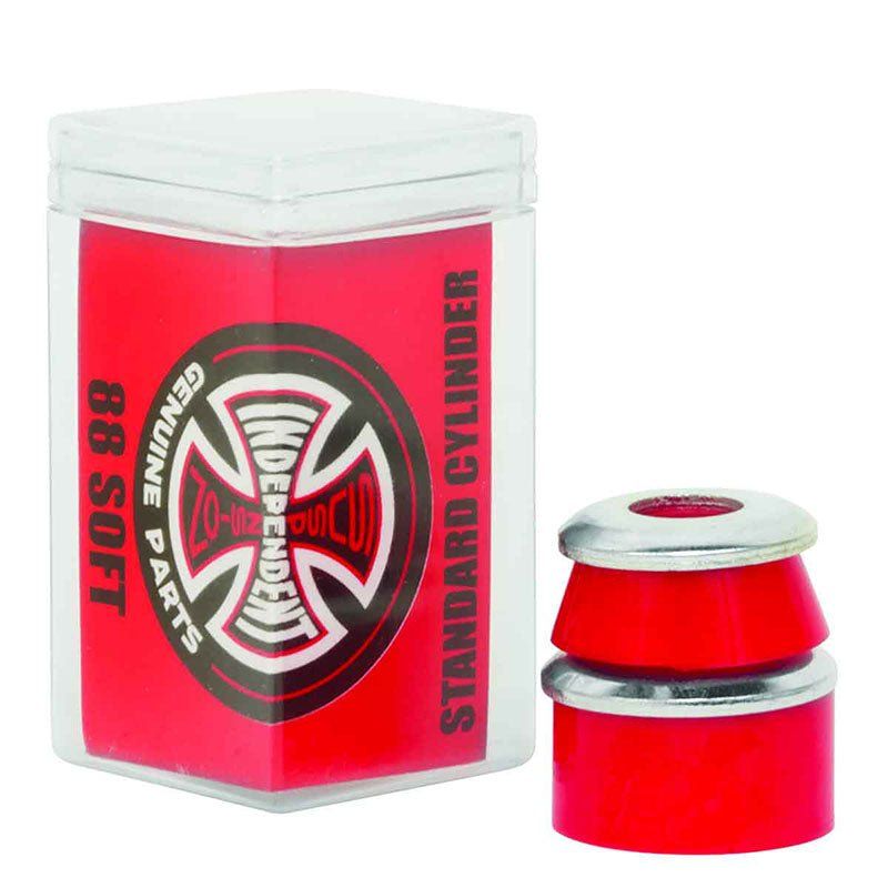 Independent Trucks Cylinder (88a) Soft Red w/washers Skateboard Bushings