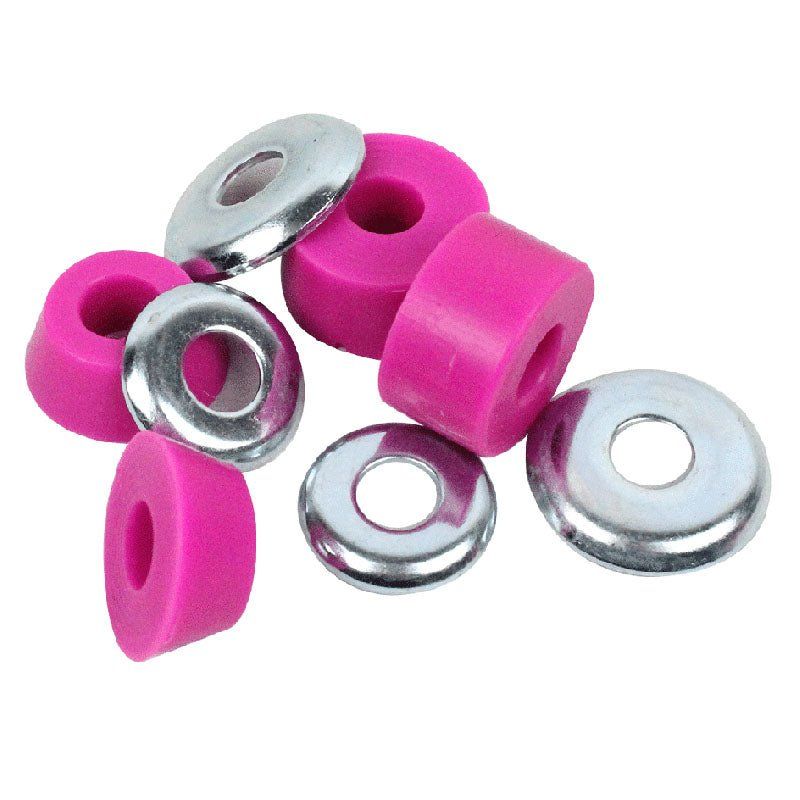 Krux Trucks (96a) Super Hard Worlds Best Cushions Pink Skateboard Bushings