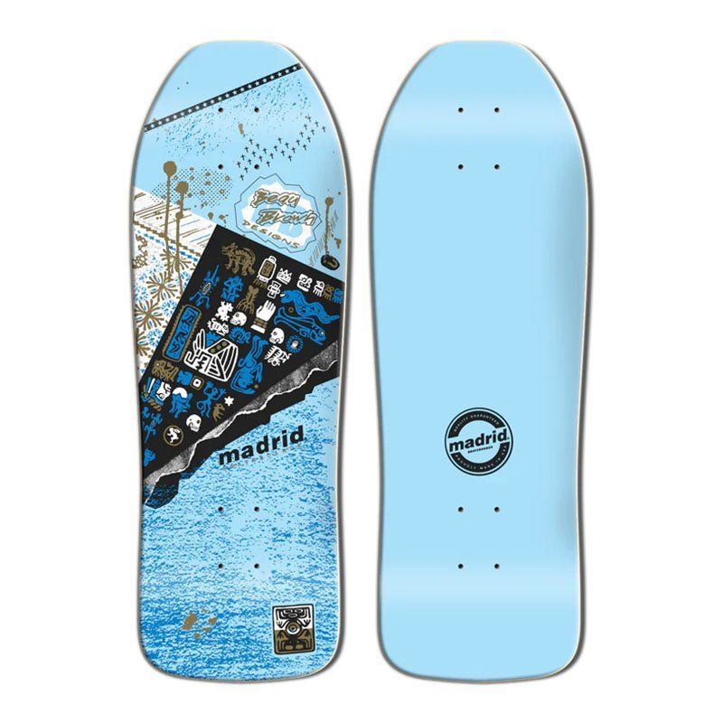 Madrid 10" x 30.375" BEAU BROWN MAYAN Skateboard Deck