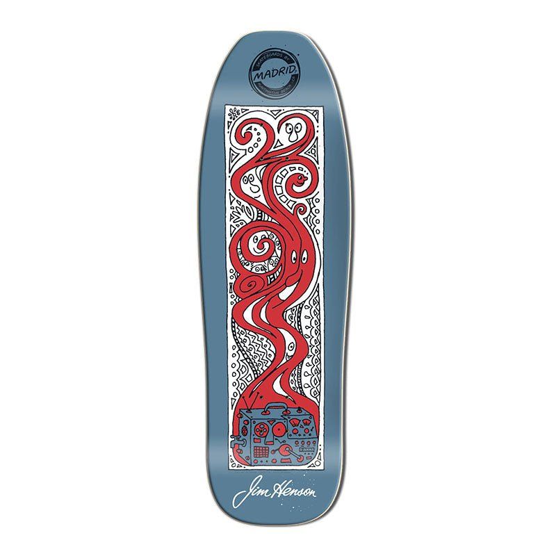 Madrid 9.5" x 31" Limited Edition Doodle Squig Pool Skateboard Deck