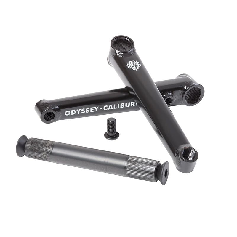 Odyssey 170mm Rust Proof Black Calibur v2 BMX Cranks Rustproof Black