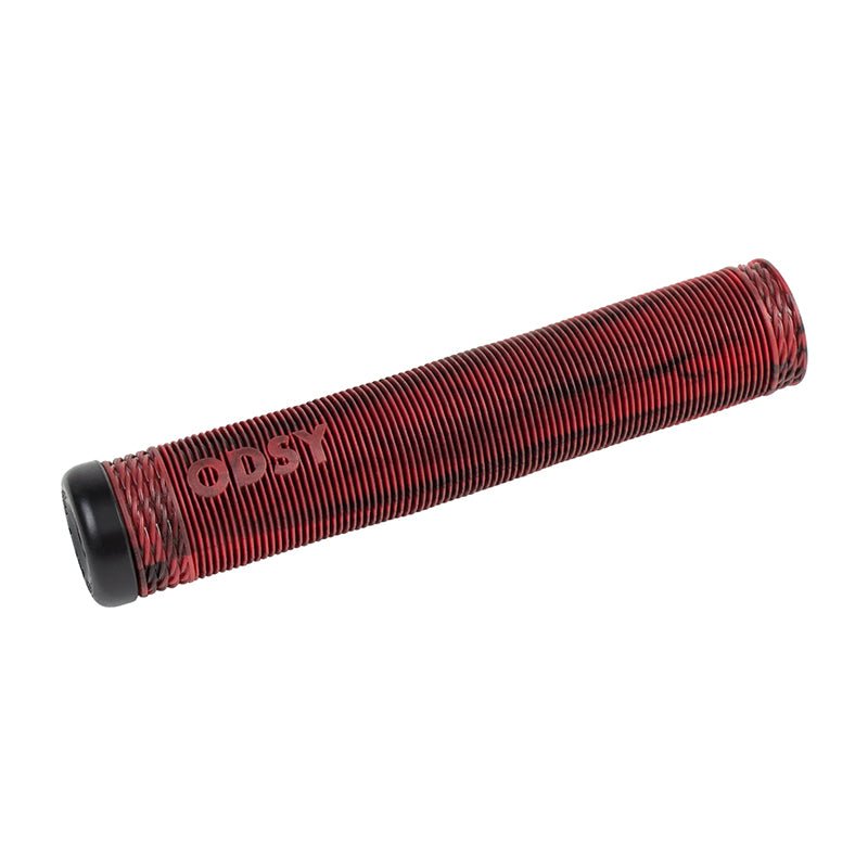 Odyssey BROC 160mm (Broc Raiford Signature) Black/Red Swirl Bicycle Grips
