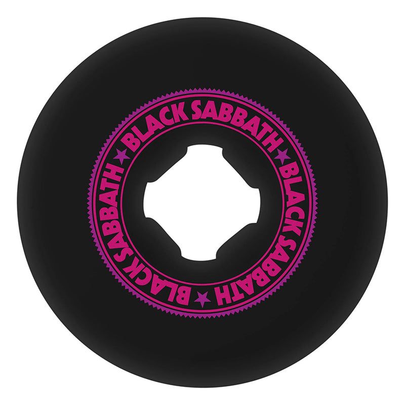 OJ 56mm 99a Black Sabbath Paranoid Chubbies Black Skateboard Wheels 4pk