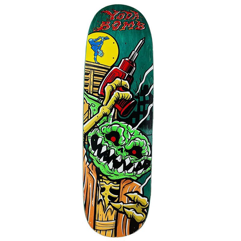 Pocket Pistols PPS 9.5" Yoda Bomb Ramp II Skateboard Deck