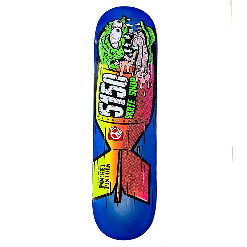 Pocket Pistols x 5150 Skate Shop Collab 8.25" Skateboard Deck B-5
