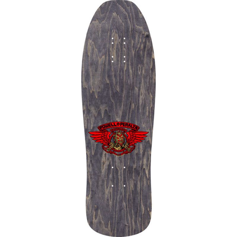 Powell Peralta 10" x 31.75" Nicky Guerrero Mask Black / Gold Foil Skateboard Deck