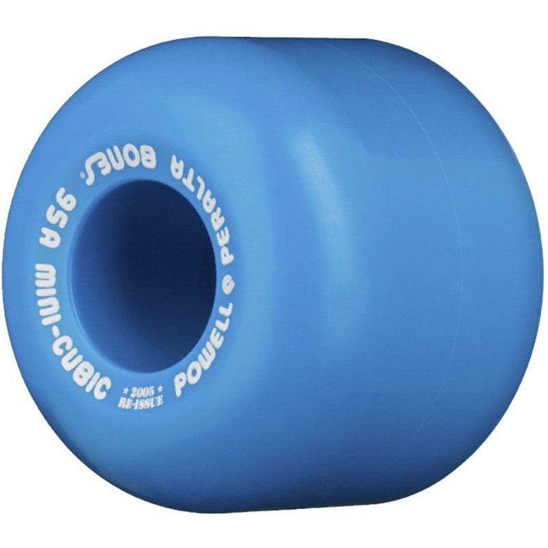 Powell Peralta 64mm 95a Mini-Cubic Blue Skateboard Wheels 4pk
