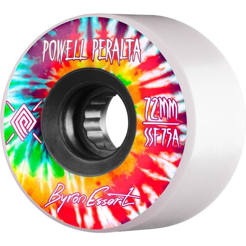 Powell Peralta 72mm 75a Byron Essert White Skateboard Wheels 4pk