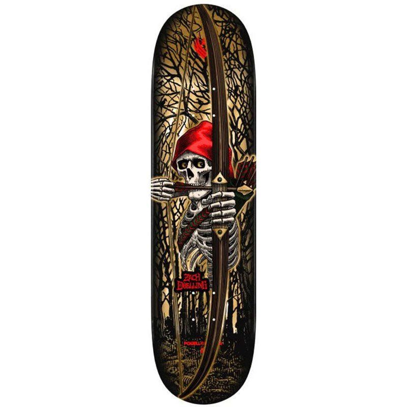 Powell Peralta 8.30" x 31.61" Pro Zach Doelling Archer FLIGHT® Gold Foil Shape 313 Skateboard Deck