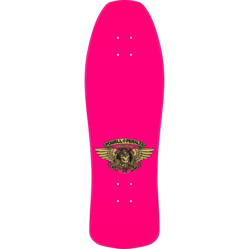 Powell Peralta 9.9" x 31.5" Ray Underhill Cross Reissue Pink/Gold Foil Skateboard Deck