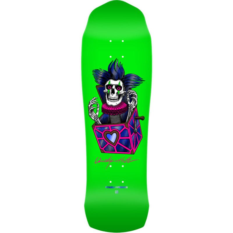 Powell Peralta 9.5" x 31.13" Pro Chris Hiett Skull 7-Ply Skateboard Deck