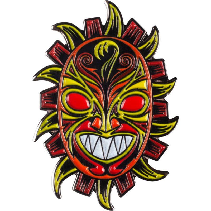 Powell Peralta Guerrero Mask Lapel Glow in the Dark Teeth Pin