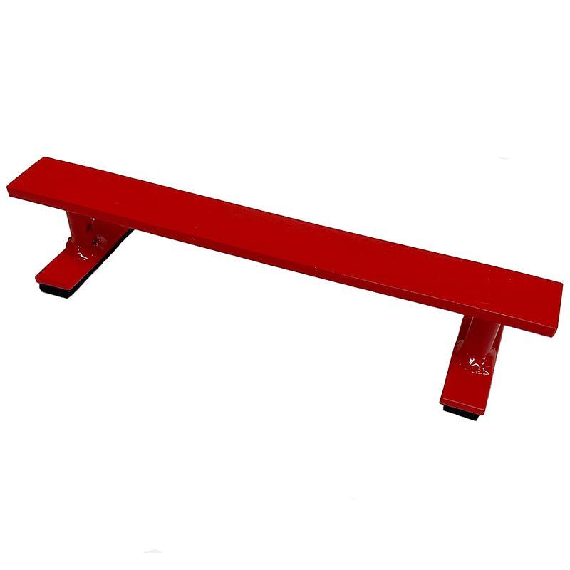 Rogers Rails 8" Powder Coated FLAT Red Fingerboard Rail