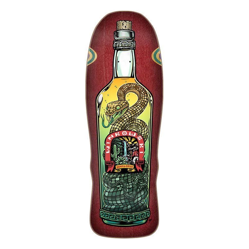 Santa Cruz 10.35" x 30.54" Winkowski Agave Snake Pro Shaped Skateboard Deck