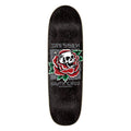 Santa Cruz 9.25" x 31.95" Dressen Skull Rose Pro Shaped Skateboard Deck
