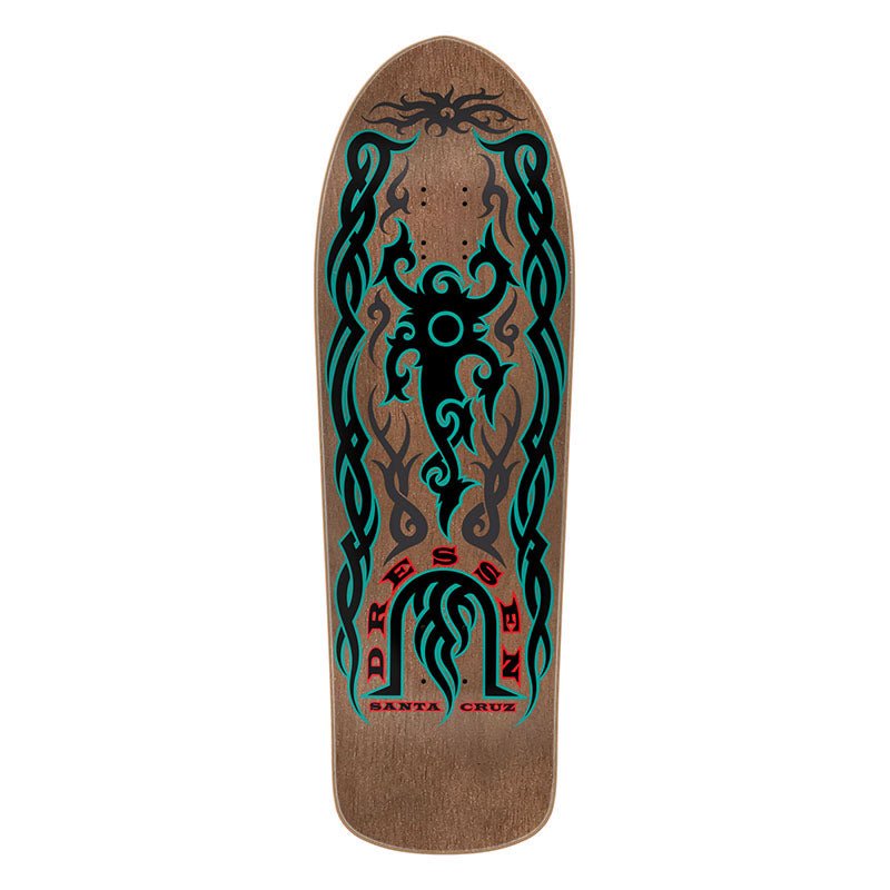 Santa Cruz 9.9" x 31.4" Dressen Tribal Reissue Skateboard Deck