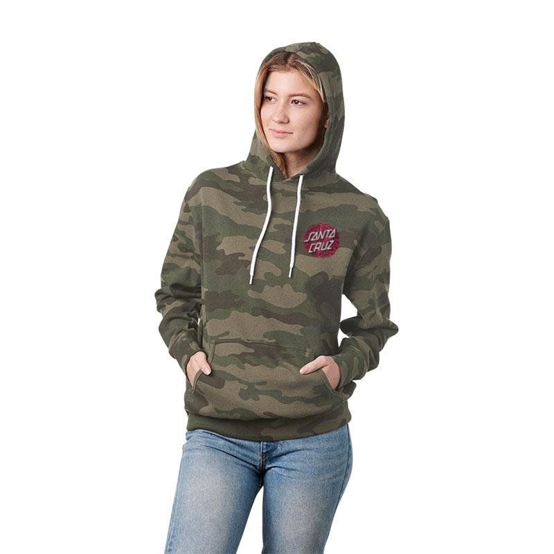 Santa Cruz Bouquet Dot P/O Hooded Womens Sweatshirt
