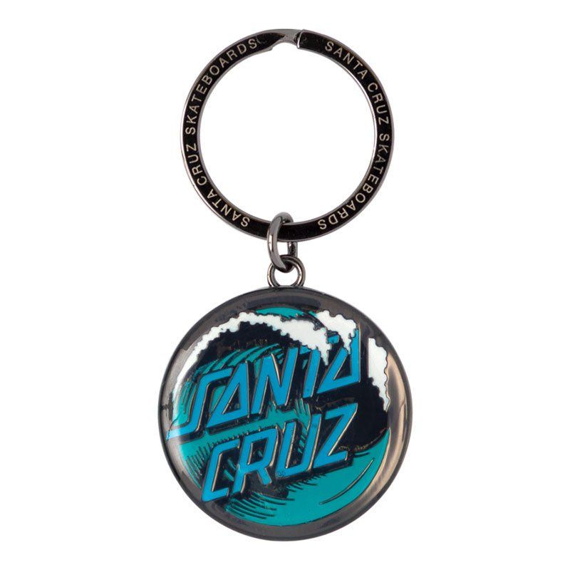Santa Cruz Wave Dot Key Chain