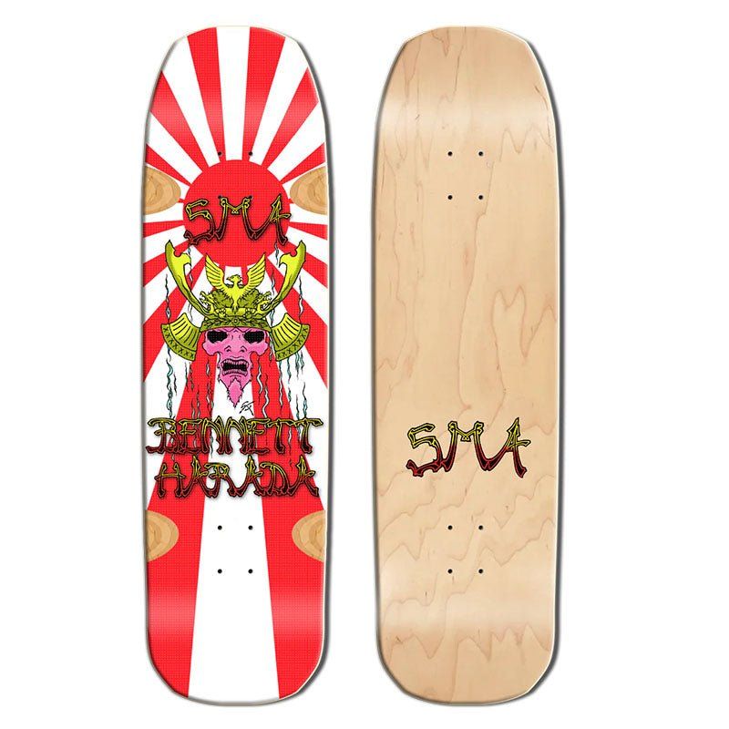 Santa Monica Airlines 9" x 33" BENNETT HARADA Tiger Samurai Natural Series 4 Skateboard Deck